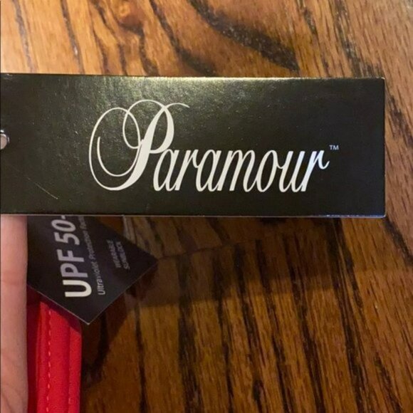 Paramour St. Barths Pink Halter Swim Top NWT 4X - Picture 4 of 4